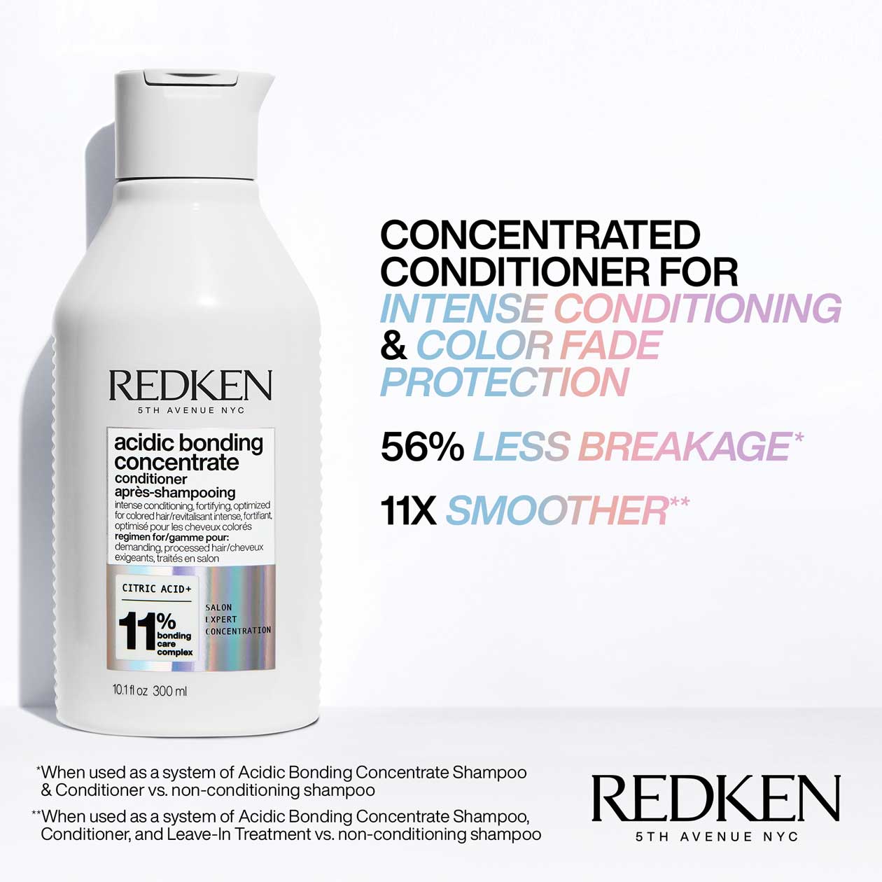 Leah's Locks Salon Essentials Conditioner REDKEN Acidic Bonding Concentrate Conditioner for Damaged Hair