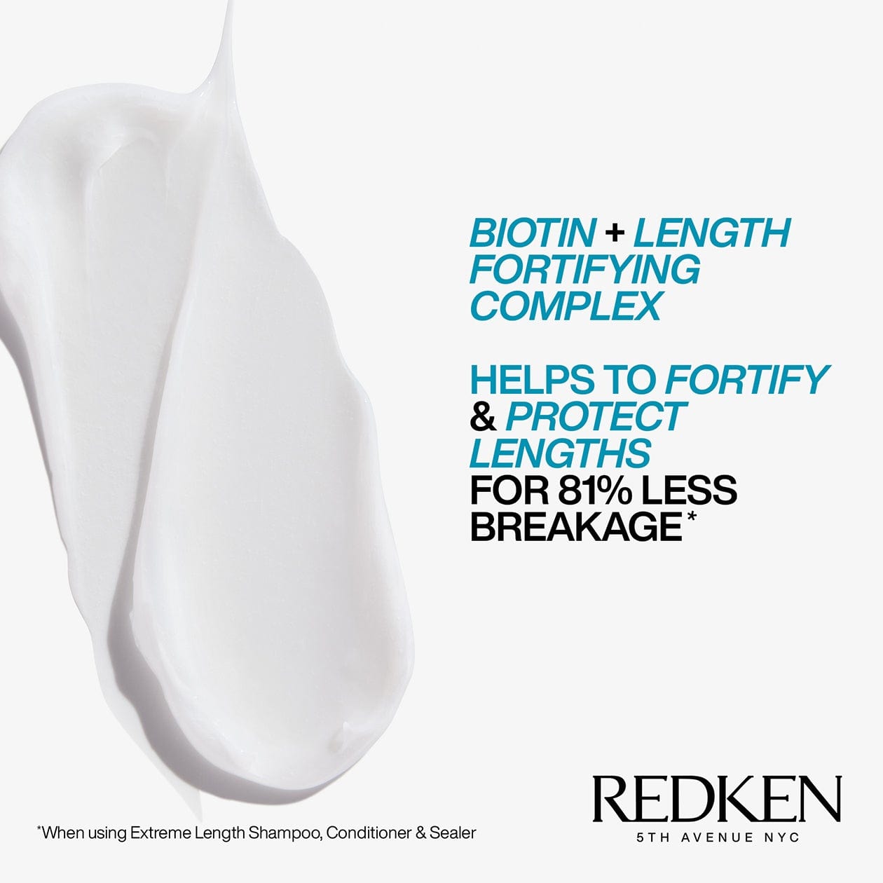 Leah's Locks Salon Essentials Conditioner REDKEN Extreme Length Conditioner with Biotin