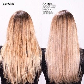 More images before and after REDKEN Color Extend Blondage Shampoo