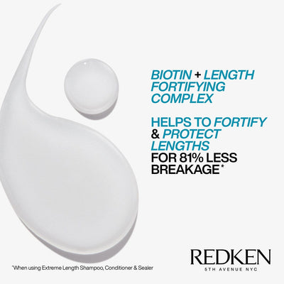 Leah's Locks Salon Essentials Shampoo REDKEN Extreme Length Shampoo with Biotin